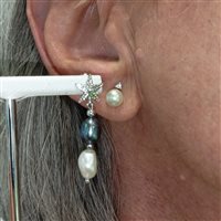 Orecchini Vidali Gioielli Donna in Argento Perla ORAR-37-34 - ORAR-37-34